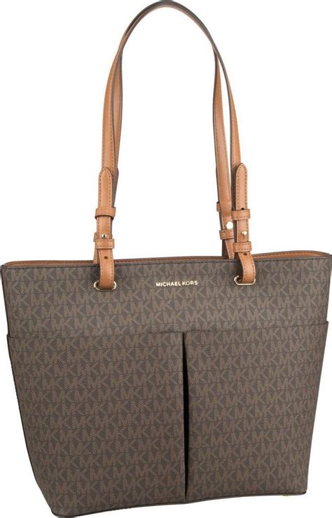 michael kors bedford md tz pocket tote|Michael Kors bedford medium tote.